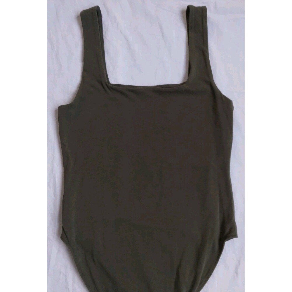 3 Old Navy Square Neck Tank Top Bodysuit Pink Orange Green Women’s Size M - Picture 14 of 14